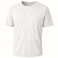 He Is Risen Christian Gifts Happy Easter Cooling Performance Crew T-Shirt