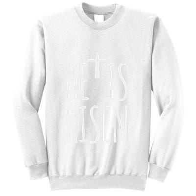 He Is Risen Christian Gifts Happy Easter Sweatshirt