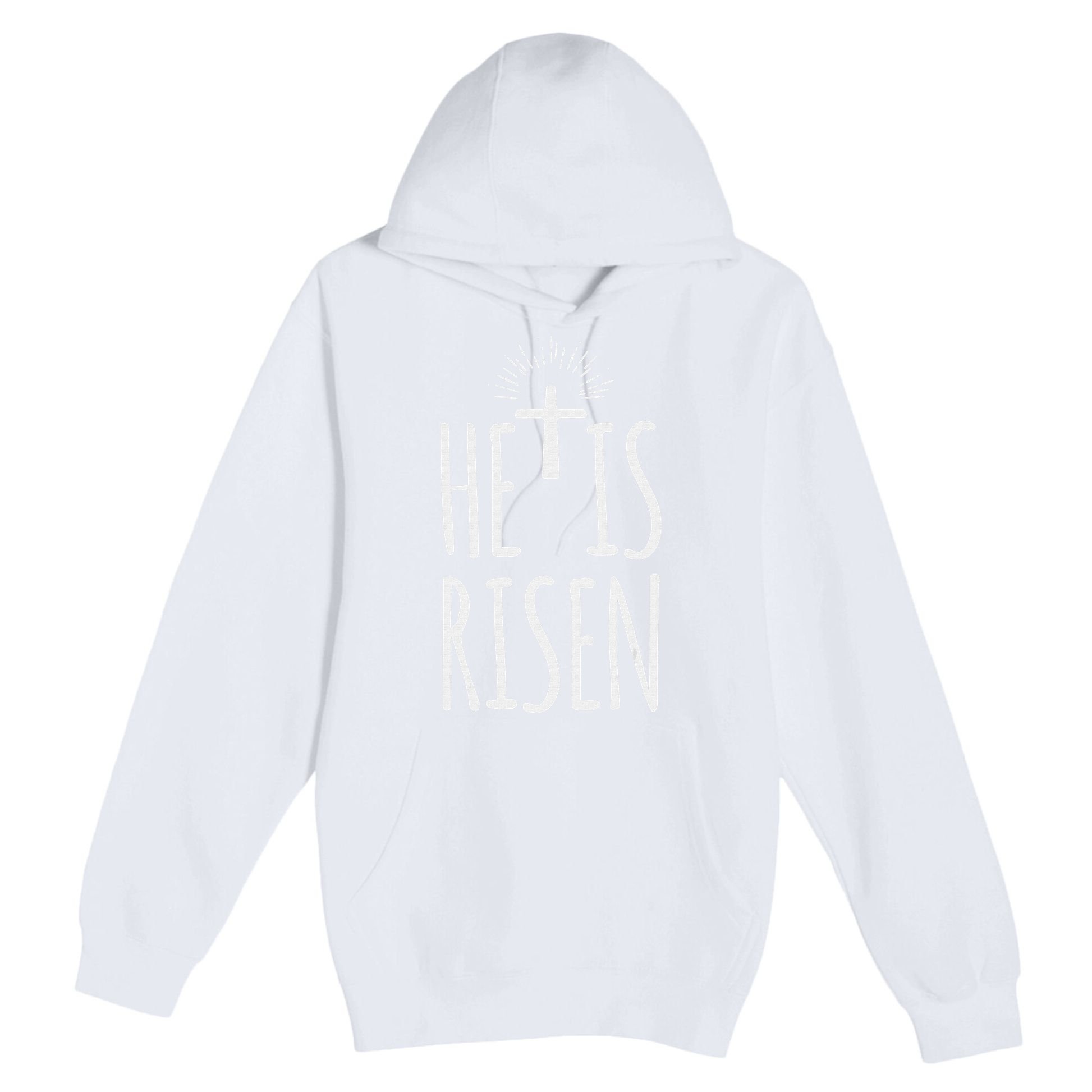 He Is Risen Christian Gifts Happy Easter Premium Pullover Hoodie
