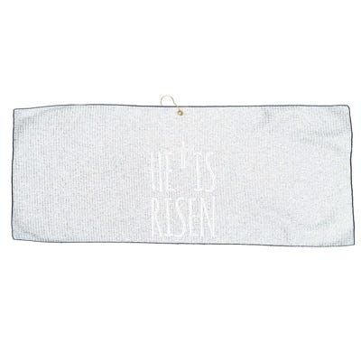 He Is Risen Christian Gifts Happy Easter Large Microfiber Waffle Golf Towel