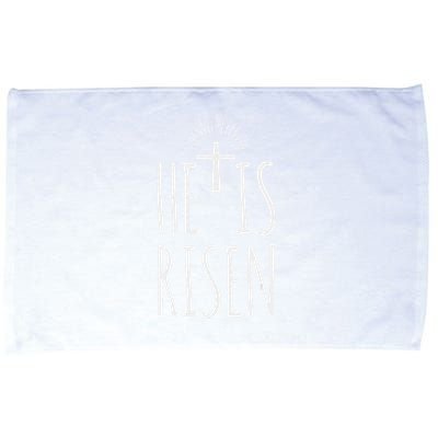 He Is Risen Christian Gifts Happy Easter Microfiber Hand Towel