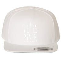 He Is Risen Christian Gifts Happy Easter Wool Snapback Cap