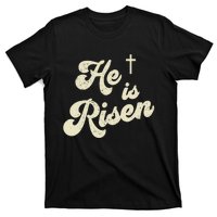 He Is Risen Cross Jesus Easter Day Christians T-Shirt