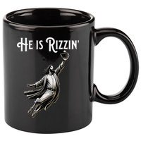 He Is Rizzin Jesus Playing Baseball Funny Sports Rizz 11oz C Handle Ceramic Mug