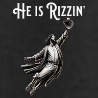 He Is Rizzin Jesus Playing Baseball Funny Sports Rizz 11oz C Handle Ceramic Mug