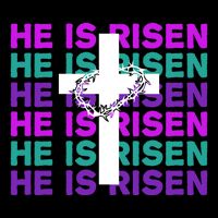 He Is Risen Retro Cross Easter 16 in Basic Backpack