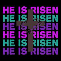 He Is Risen Retro Cross Easter 16oz Travel Tumbler