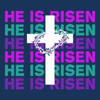 He Is Risen Retro Cross Easter Infant Baby Jersey Bodysuit