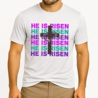 He Is Risen Retro Cross Easter Performance Shirt