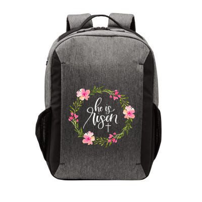 He Is Risen Jesus Christian Happy Easter Floral Wreath Vector Backpack