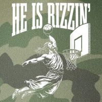 He Is Rizzin Funny Jesus Basketball Meme Legacy Tie Dye Trucker Hat