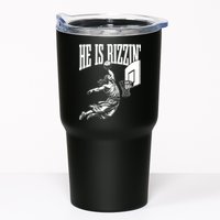 He Is Rizzin Funny Jesus Basketball Meme Tumbler