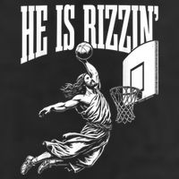 He Is Rizzin Funny Jesus Basketball Meme Tumbler