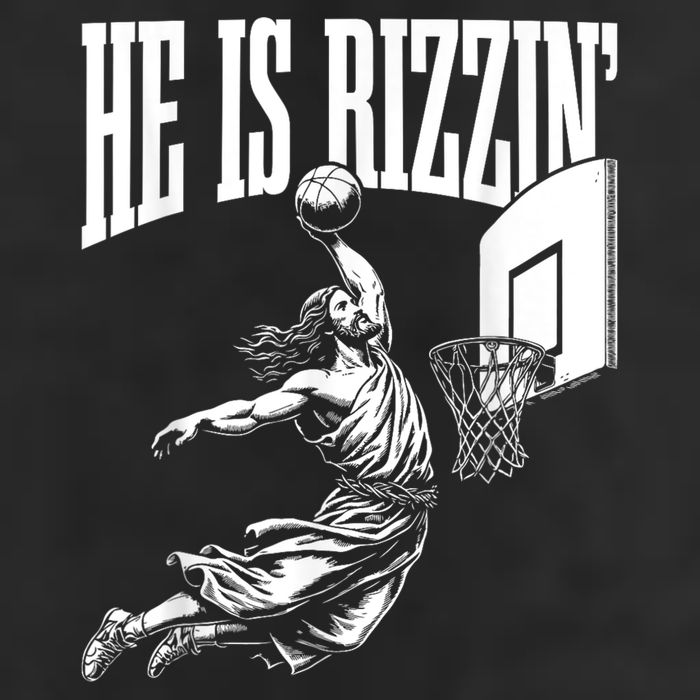 He Is Rizzin Funny Jesus Basketball Meme Tumbler