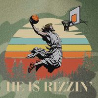 He Is Rizzin Jesus Playing Basketball Funny Easter Day Legacy Tie Dye Trucker Hat