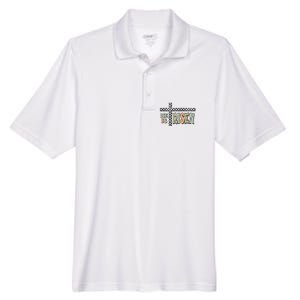 He Is Risen Easter Matthew 28 6 Christian Men's Origin Performance Pique Polo