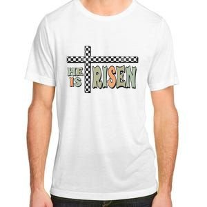 He Is Risen Easter Matthew 28 6 Christian Adult ChromaSoft Performance T-Shirt