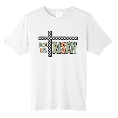 He Is Risen Easter Matthew 28 6 Christian Tall Fusion ChromaSoft Performance T-Shirt