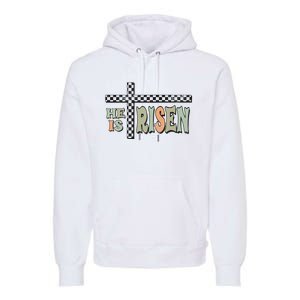 He Is Risen Easter Matthew 28 6 Christian Premium Hoodie