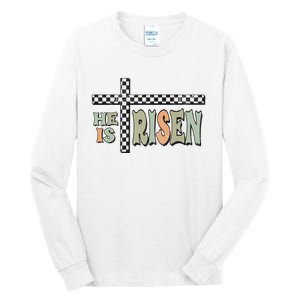 He Is Risen Easter Matthew 28 6 Christian Tall Long Sleeve T-Shirt