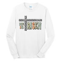 He Is Risen Easter Matthew 28 6 Christian Tall Long Sleeve T-Shirt