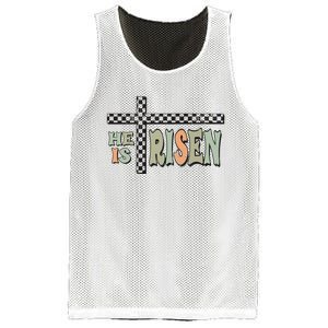 He Is Risen Easter Matthew 28 6 Christian Mesh Reversible Basketball Jersey Tank