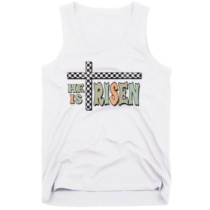 He Is Risen Easter Matthew 28 6 Christian Tank Top