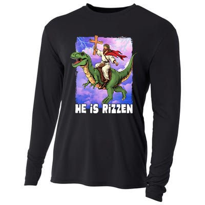 He Is Rizzen Cooling Performance Long Sleeve Crew