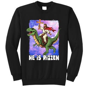 He Is Rizzen Tall Sweatshirt