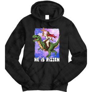 He Is Rizzen Tie Dye Hoodie