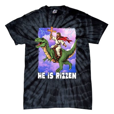 He Is Rizzen Tie-Dye T-Shirt