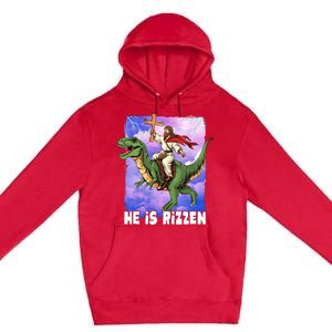 He Is Rizzen Premium Pullover Hoodie