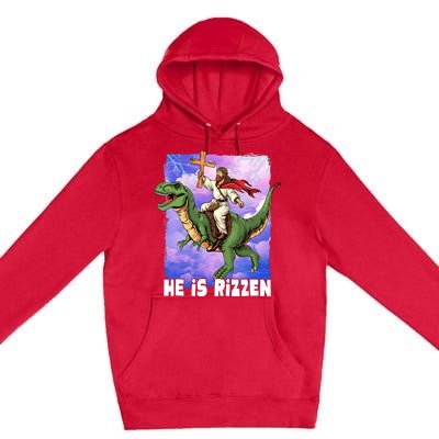 He Is Rizzen Premium Pullover Hoodie