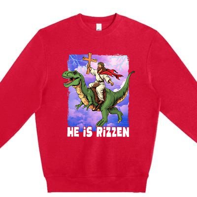 He Is Rizzen Premium Crewneck Sweatshirt