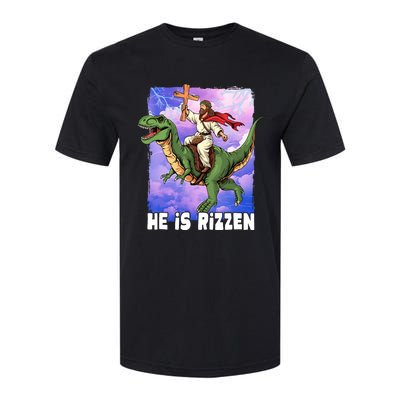 He Is Rizzen Softstyle CVC T-Shirt