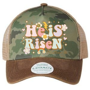 He Is Risen Indeed Happy Easter For Christian Easter Jesus Legacy Tie Dye Trucker Hat