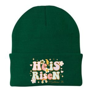 He Is Risen Indeed Happy Easter For Christian Easter Jesus Knit Cap Winter Beanie