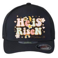 He Is Risen Indeed Happy Easter For Christian Easter Jesus Flexfit Unipanel Trucker Cap