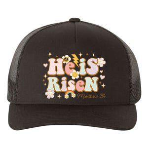 He Is Risen Indeed Happy Easter For Christian Easter Jesus Yupoong Adult 5-Panel Trucker Hat