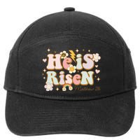 He Is Risen Indeed Happy Easter For Christian Easter Jesus 7-Panel Snapback Hat