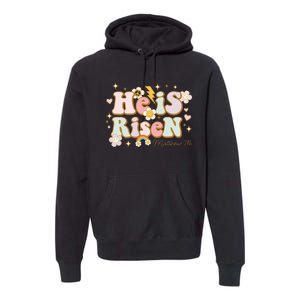 He Is Risen Indeed Happy Easter For Christian Easter Jesus Premium Hoodie