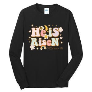 He Is Risen Indeed Happy Easter For Christian Easter Jesus Tall Long Sleeve T-Shirt