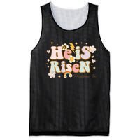 He Is Risen Indeed Happy Easter For Christian Easter Jesus Mesh Reversible Basketball Jersey Tank