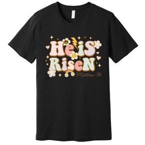 He Is Risen Indeed Happy Easter For Christian Easter Jesus Premium T-Shirt