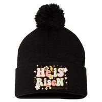 He Is Risen Indeed Happy Easter For Christian Easter Jesus Pom Pom 12in Knit Beanie