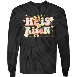 He Is Risen Indeed Happy Easter For Christian Easter Jesus Tie-Dye Long Sleeve Shirt