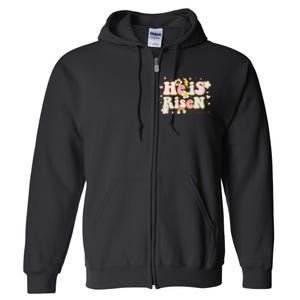 He Is Risen Indeed Happy Easter For Christian Easter Jesus Full Zip Hoodie