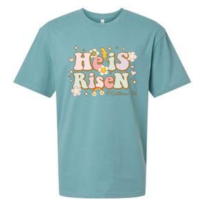 He Is Risen Indeed Happy Easter For Christian Easter Jesus Sueded Cloud Jersey T-Shirt