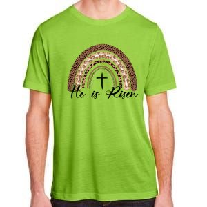 He Is Risen Jesus Christ Easter Christian Faith Adult ChromaSoft Performance T-Shirt