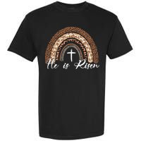 He Is Risen Jesus Christ Easter Christian Faith Garment-Dyed Heavyweight T-Shirt